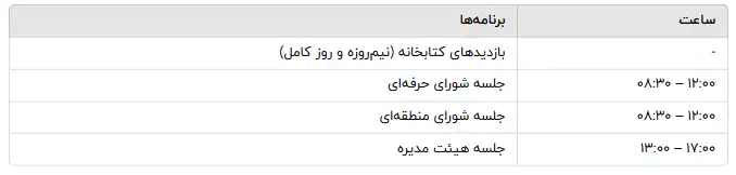 برنامه روز جمعه 22 آگوست كنگره