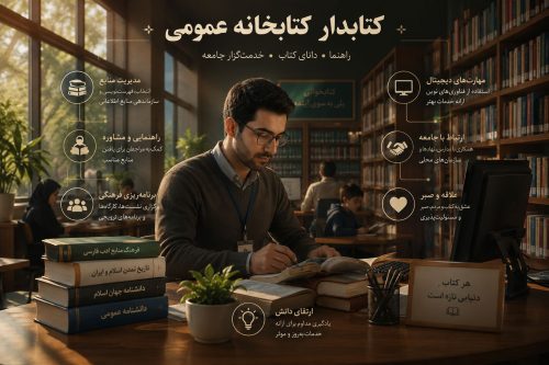 کتابدار کتابخانه عمومی
