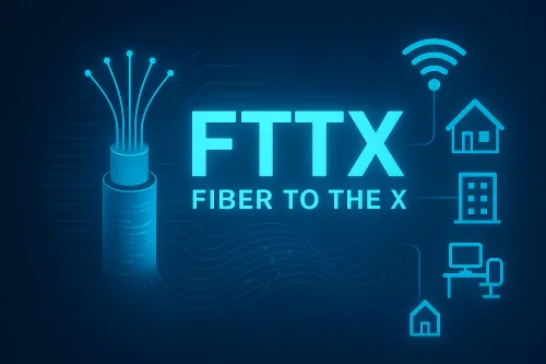 تصویر انواع فناوری FTTX