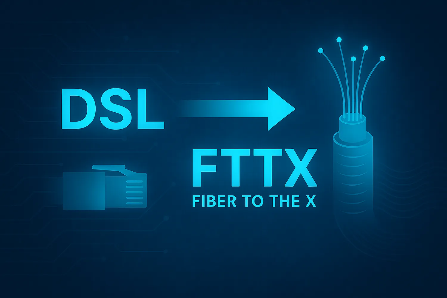 جایگزینی DSL با FTTX