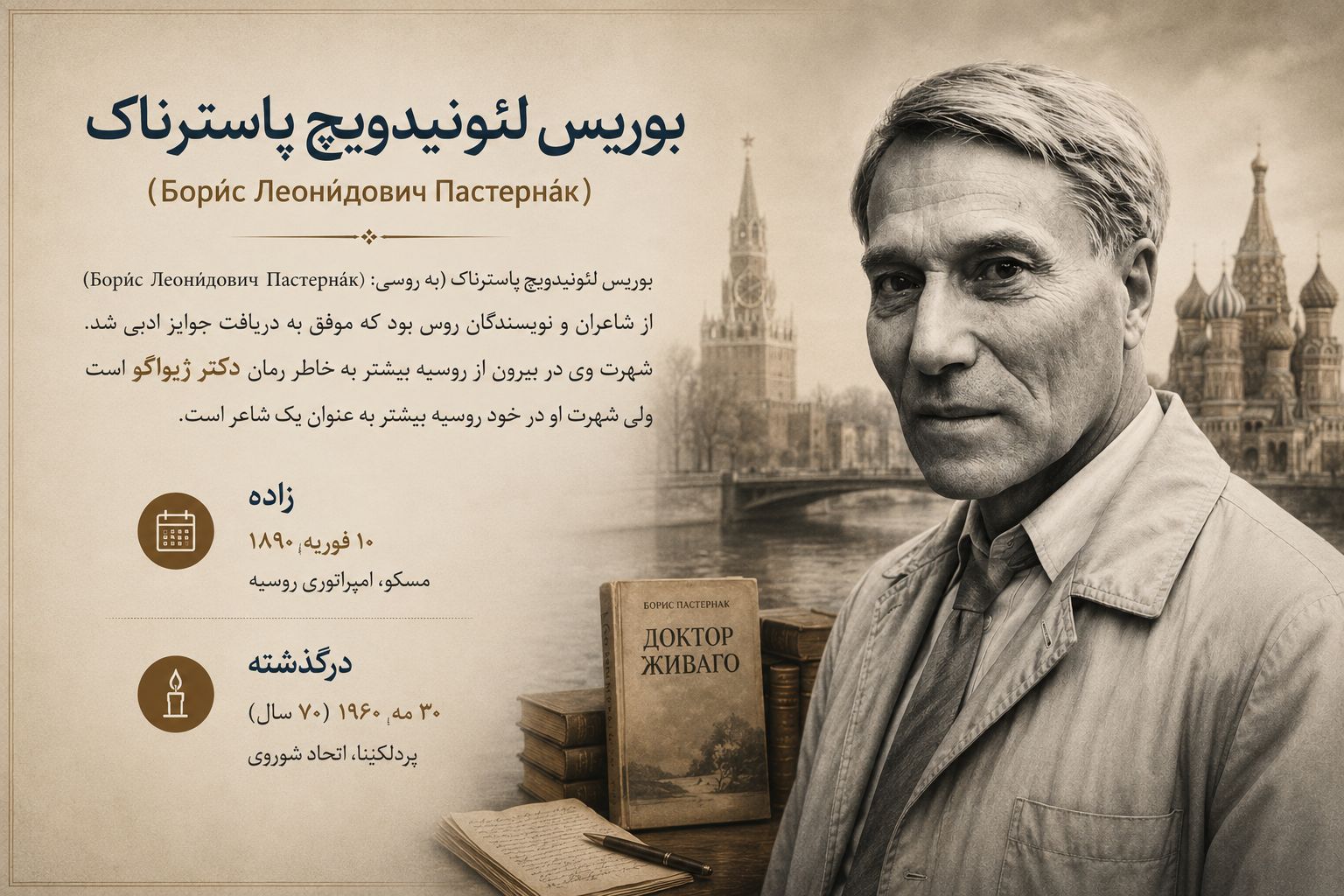 آشنایی با بوریس پاسترناک