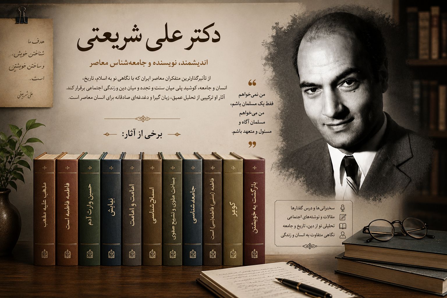 آشنایی با دکتر علی شریعتی