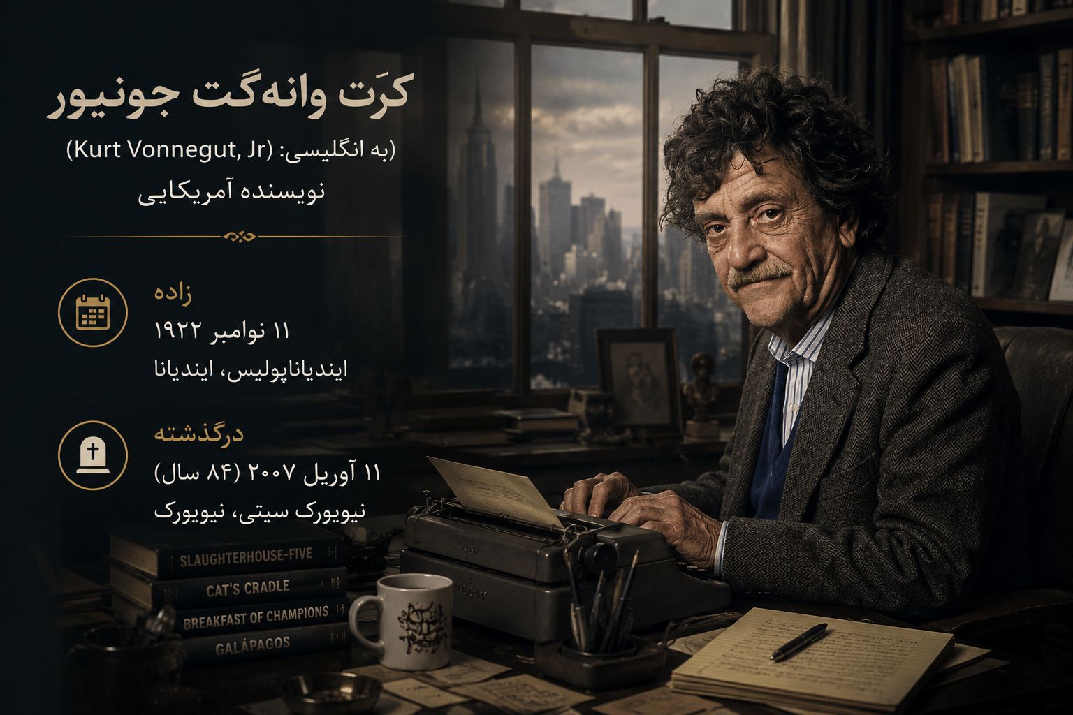 آشنایی با کورت ونه گات
