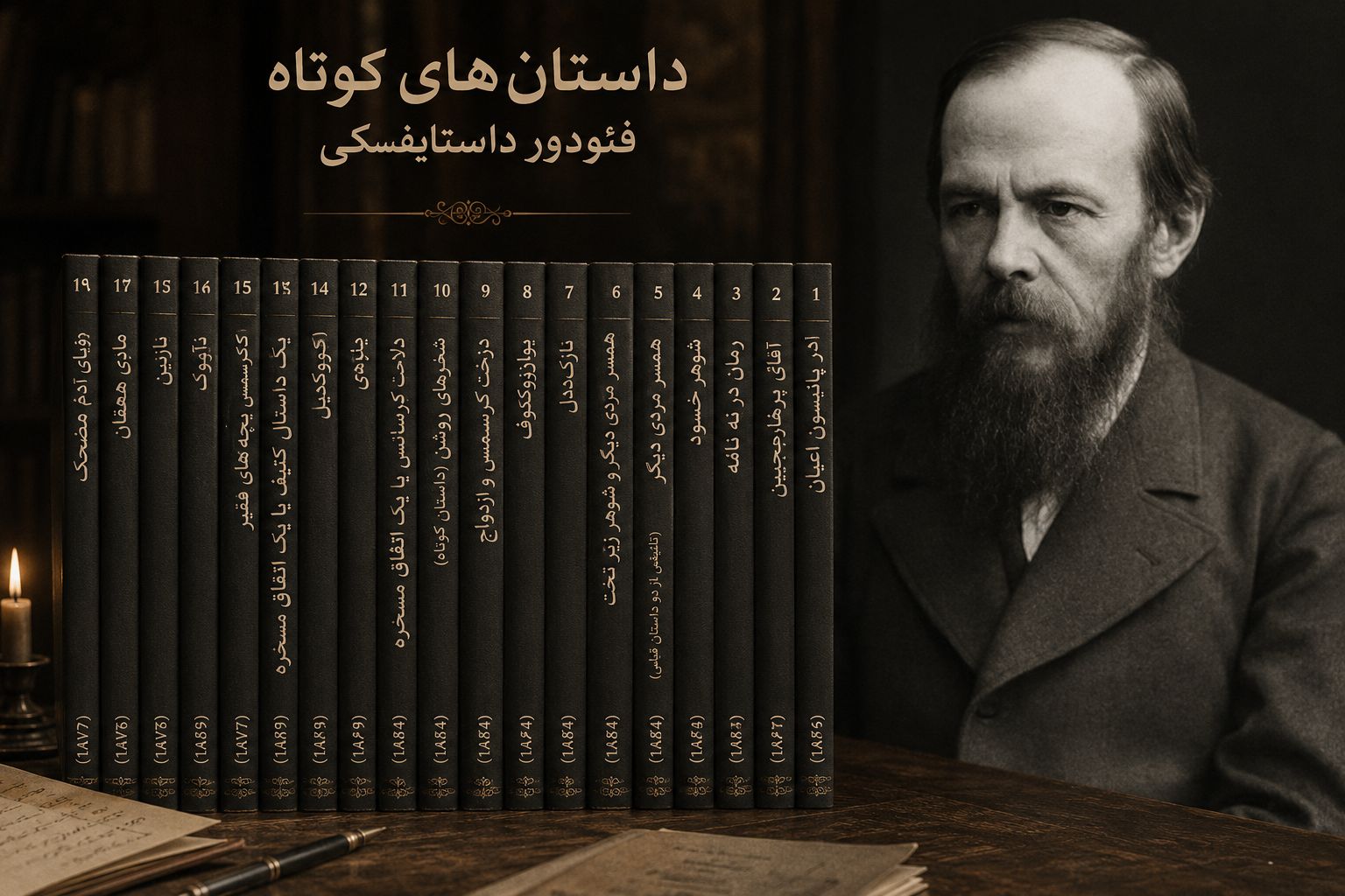 تصویری برای داستانهای کوتاه داستایوفسکی