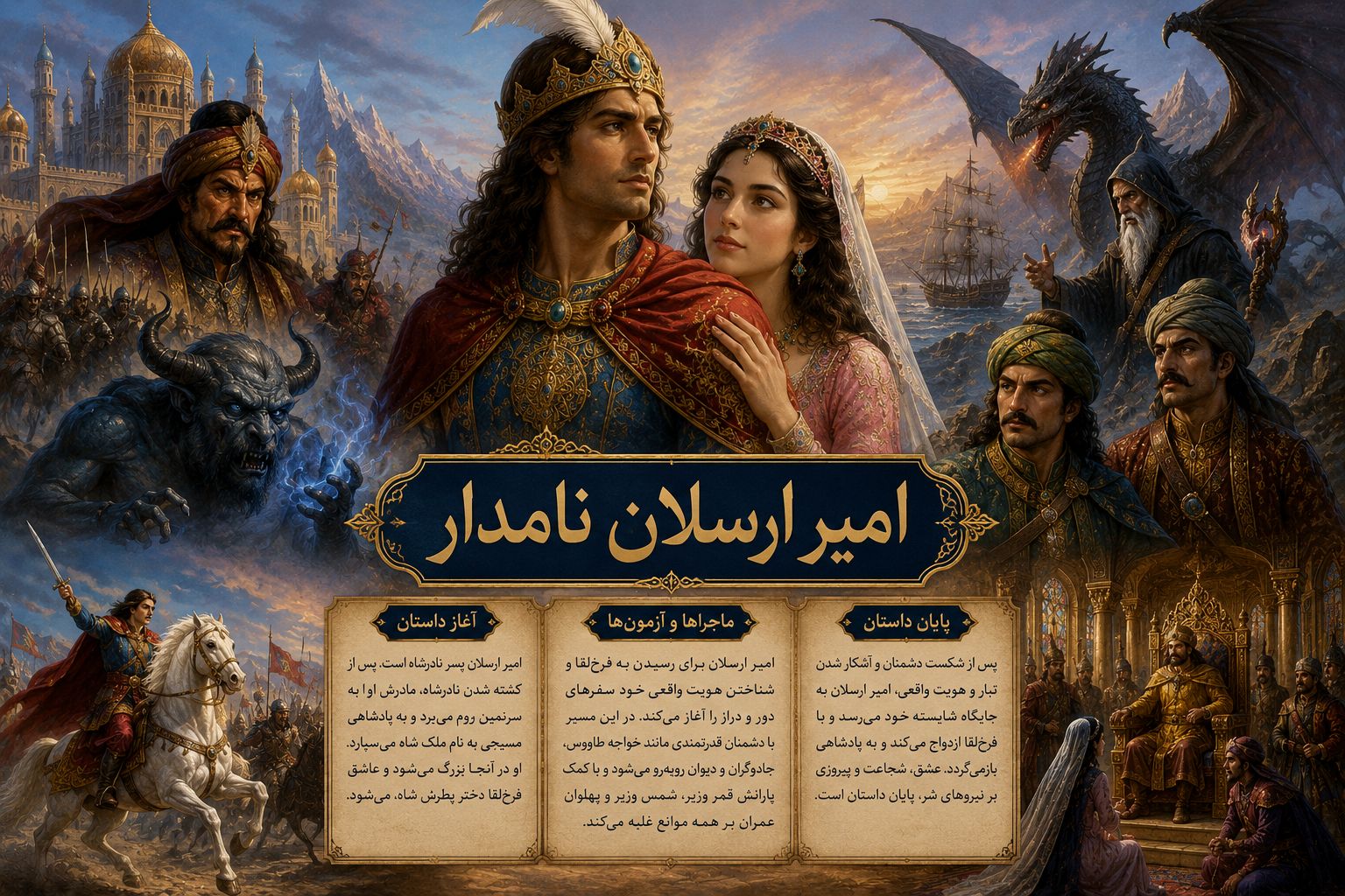 خلاصه داستان امیر ارسلان نامدار