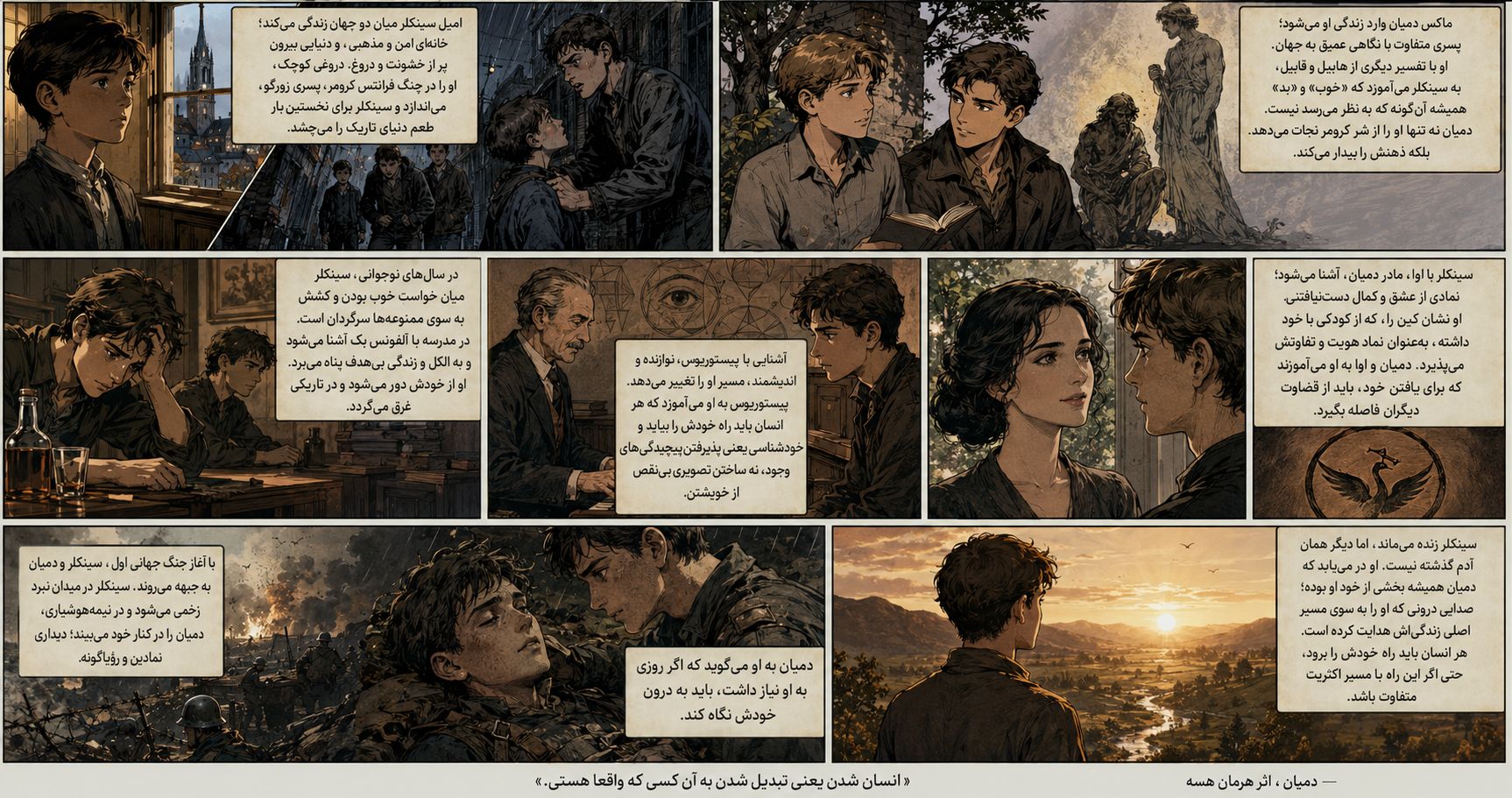 خلاصه کتاب دمیان