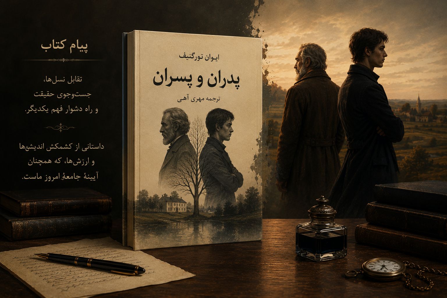 خلاصه کتاب پدران و پسران