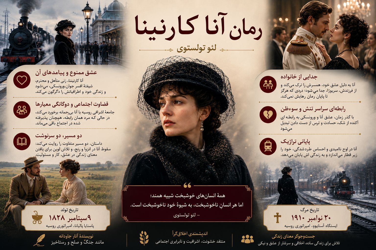 خلاصه کتاب آنا کارنینا