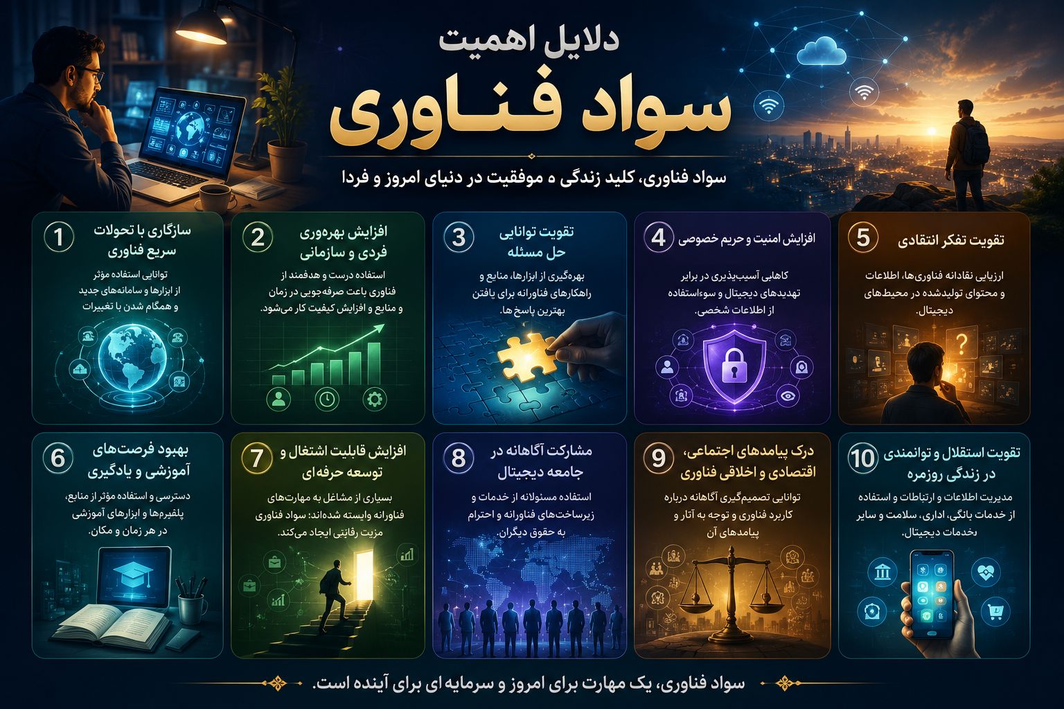 دلایل اهمیت سواد فناوری