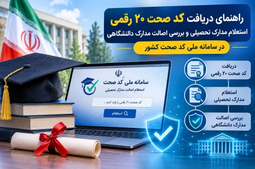 سامانه کد صحت مدارک تحصیلی و استعلام اصالت مدارک دانشگاهی