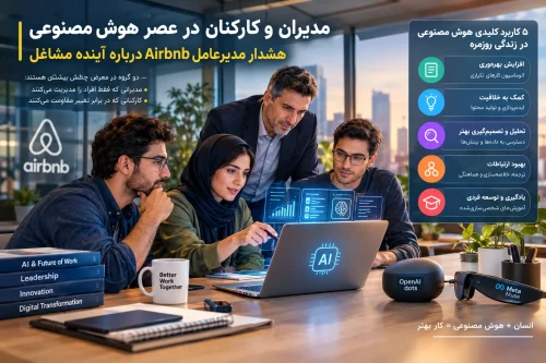 تغییر نقش مدیران و کارکنان در عصر هوش مصنوعی و آینده مشاغل از نگاه مدیرعامل Airbnb